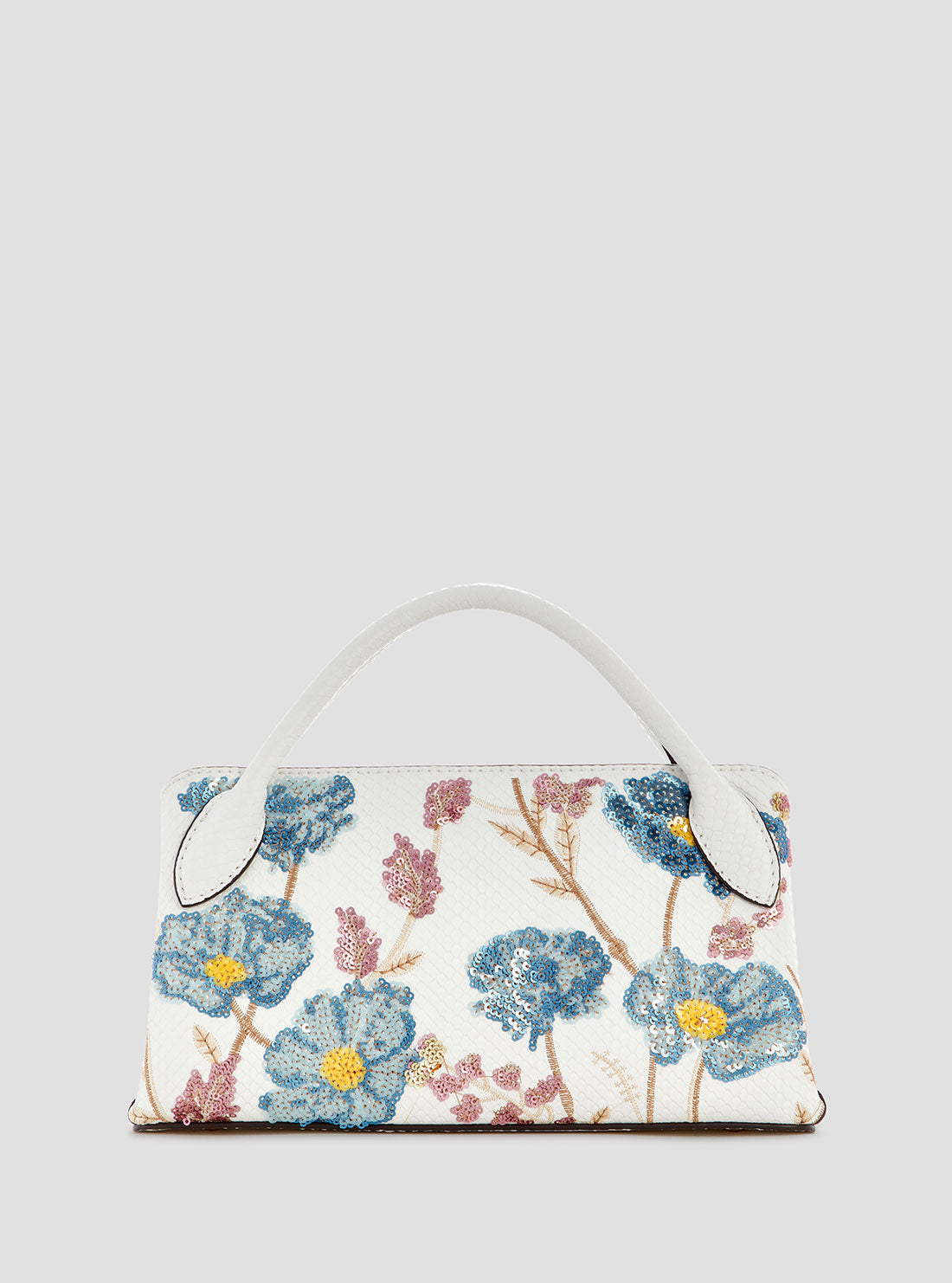 GUESS Women's Floral Zaria Girlfriend Satchel Bag KF733005 Back View