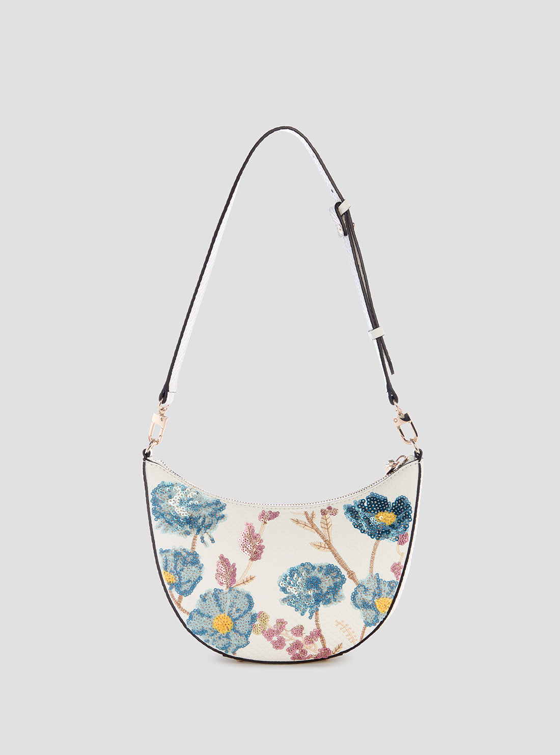 GUESS Women's Floral Zaria Mini Shoulder Bag KF733072 Back View