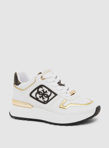 White Brown Koyaa Sneakers