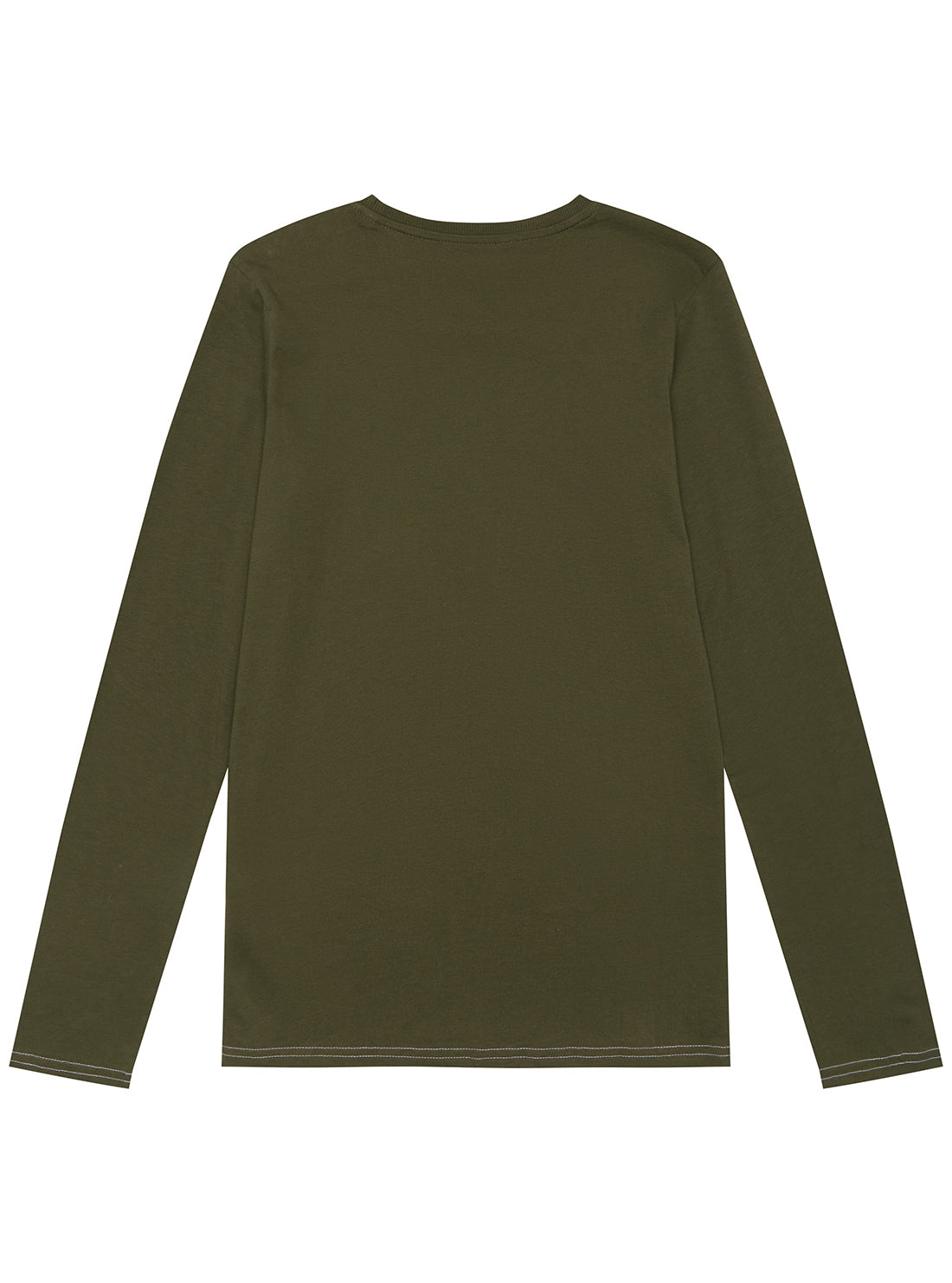 GUESS Khaki Long Sleeve T-Shirt (7-16) back view