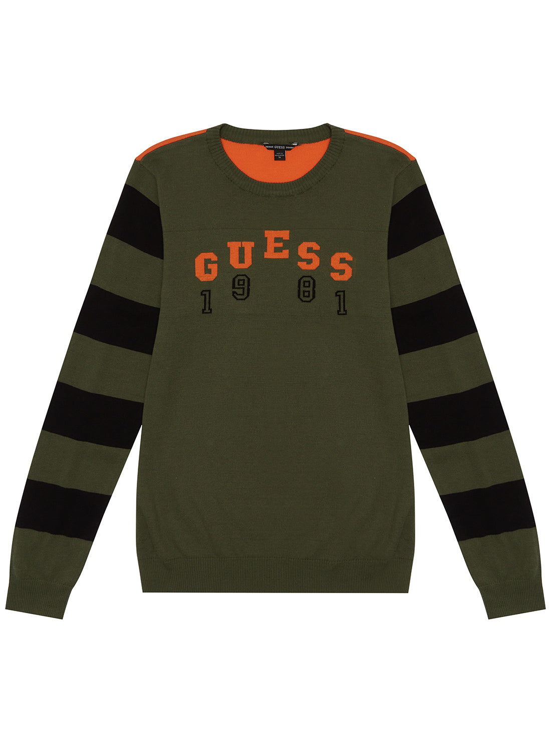 GUESS Green Long Sleeve Jumper (7-16) front view