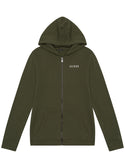 GUESS Green Hooded Jacket (7-16) front view