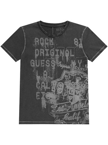 Black Short Sleeve T-Shirt (7-16)