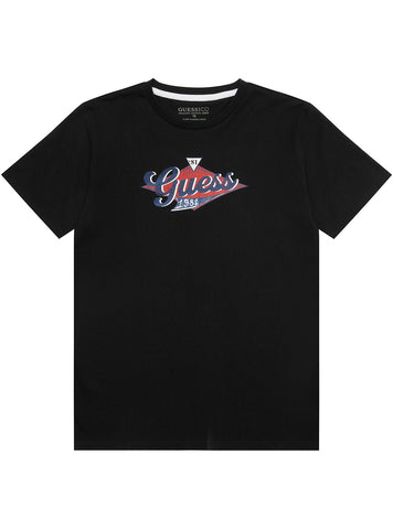 Black Short Sleeve T-Shirt (7-16)
