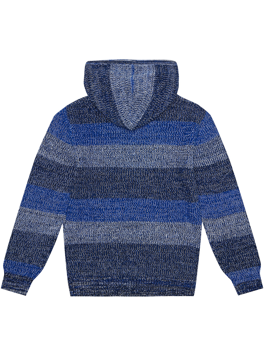 Blue Knit Hoodie Jumper (7-16)