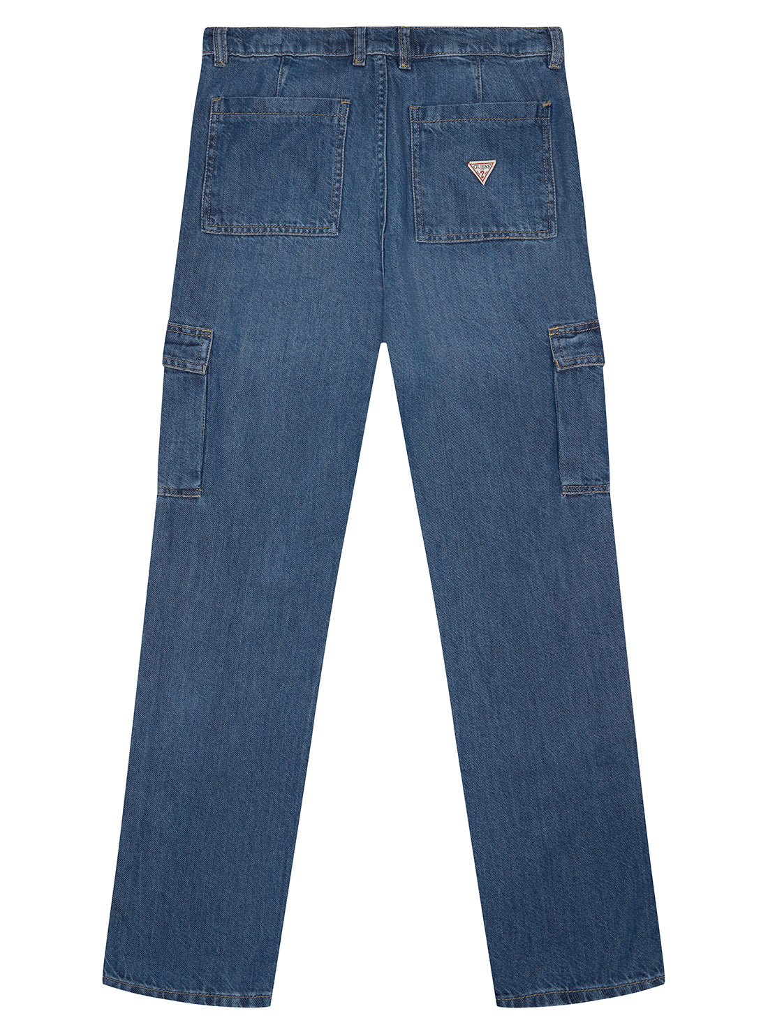 Blue Denim Cargo Pants (7-16)