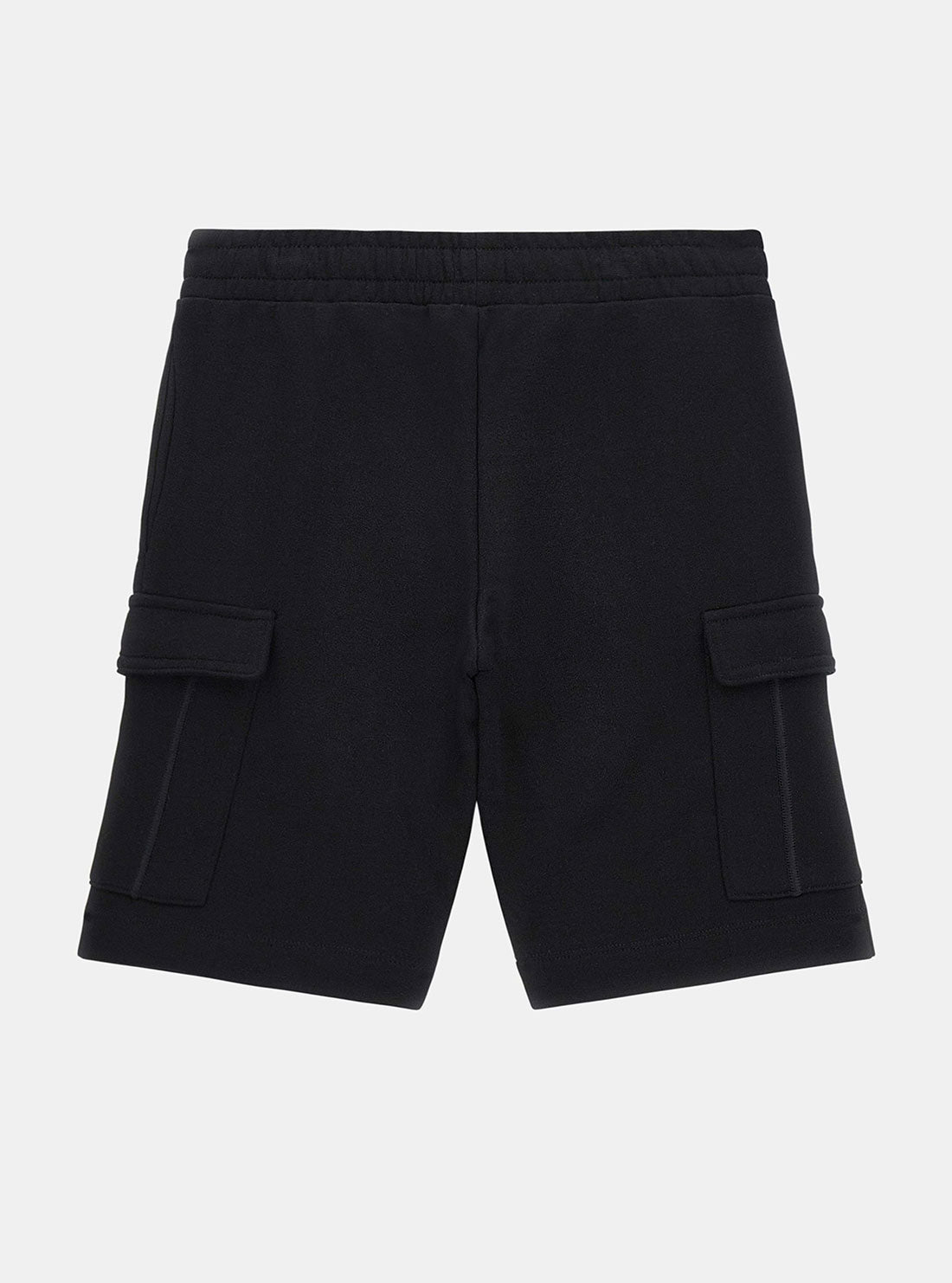 GUESS Black Woven Cargo Shorts (8-16) back view