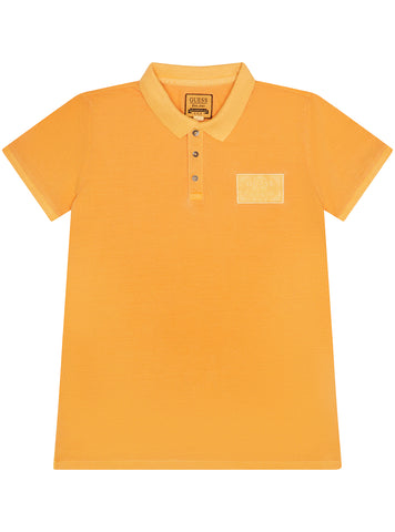 Orange Short Sleeve Polo T-Shirt (2-7)