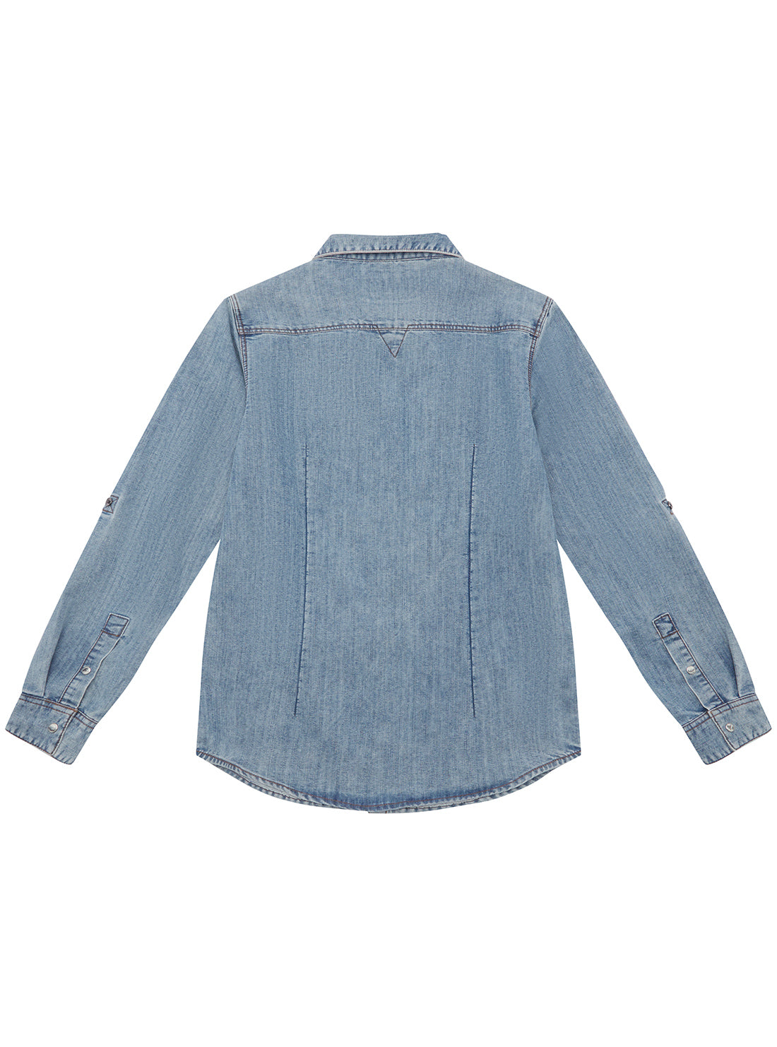 Blue Denim Long Sleeve Shirt (7-16)