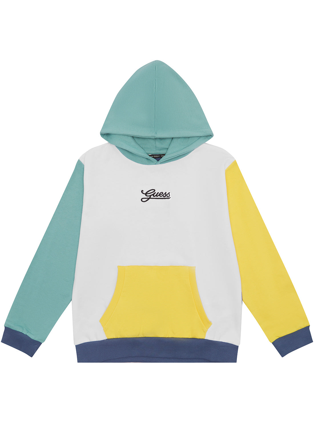 White Contrast Hooded Jumper (7-16)