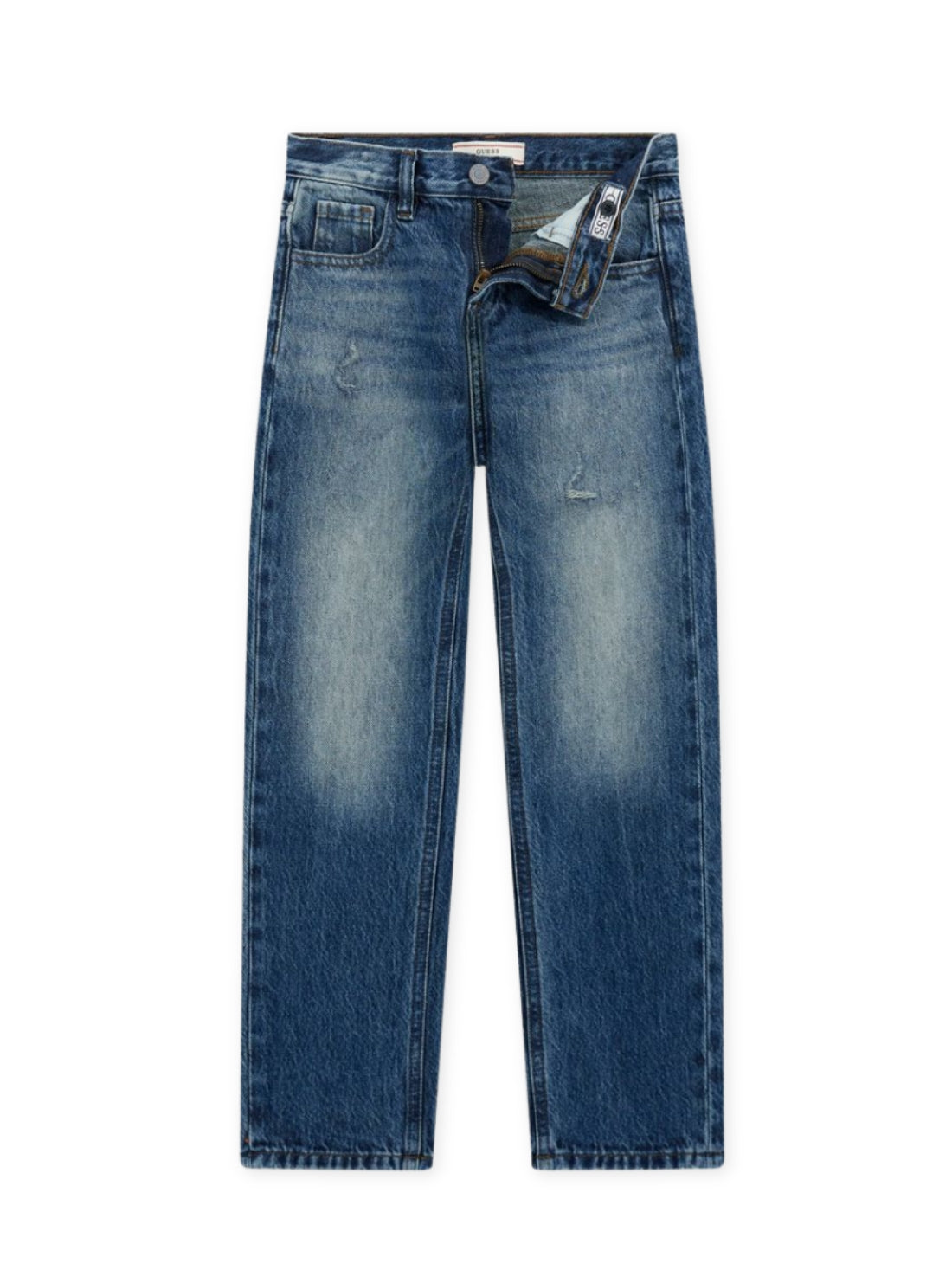 GUESS Kids Blue Regular Fit Denim Pants (7-16) L5BA00D5D70 Front View