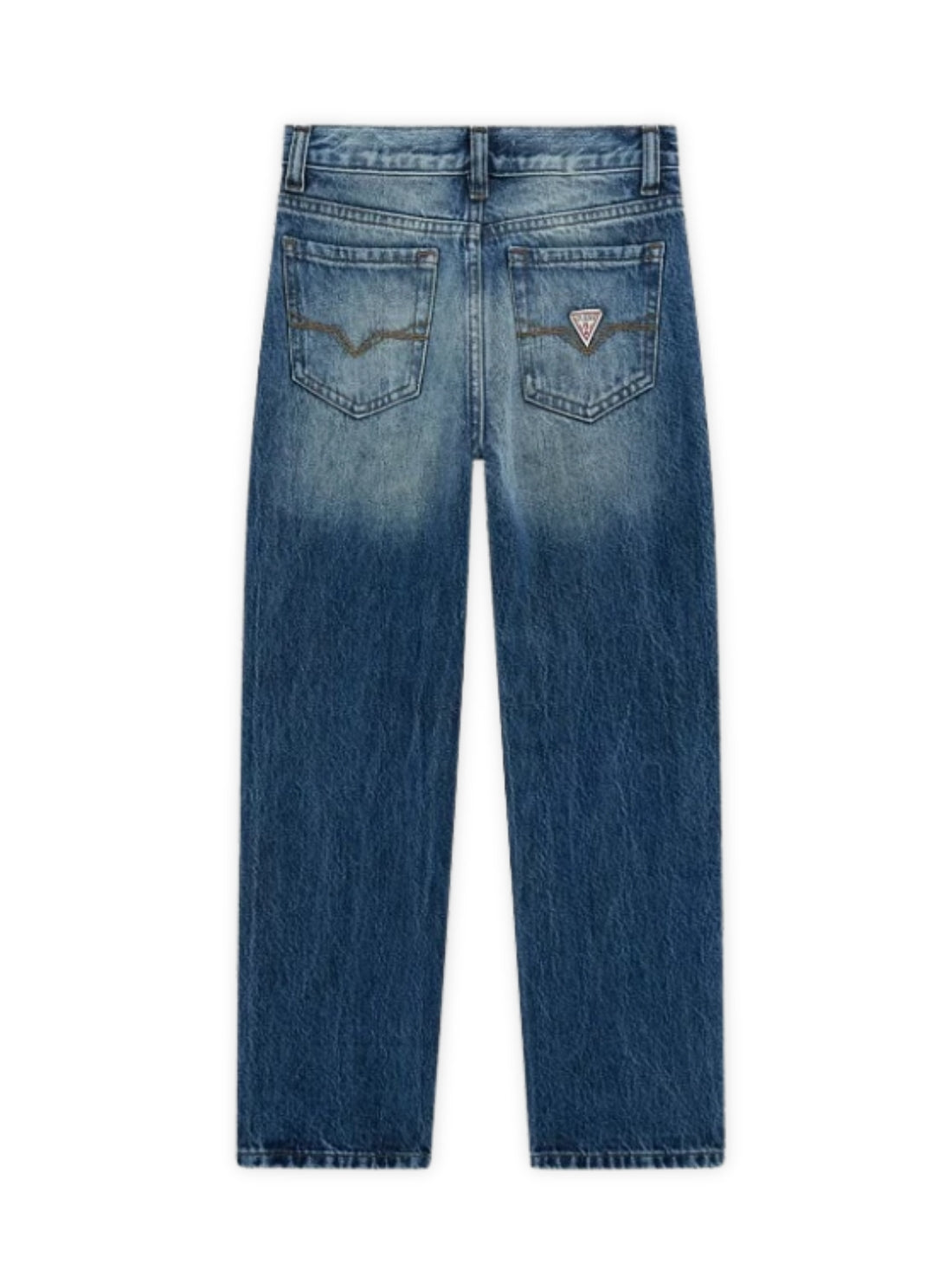 GUESS Kids Blue Regular Fit Denim Pants (7-16) L5BA00D5D70 Back View
