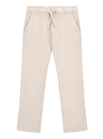 GUESS Kids Beige Lyocell Twill Pants (7-16) L5GB03WHAR0 Front View