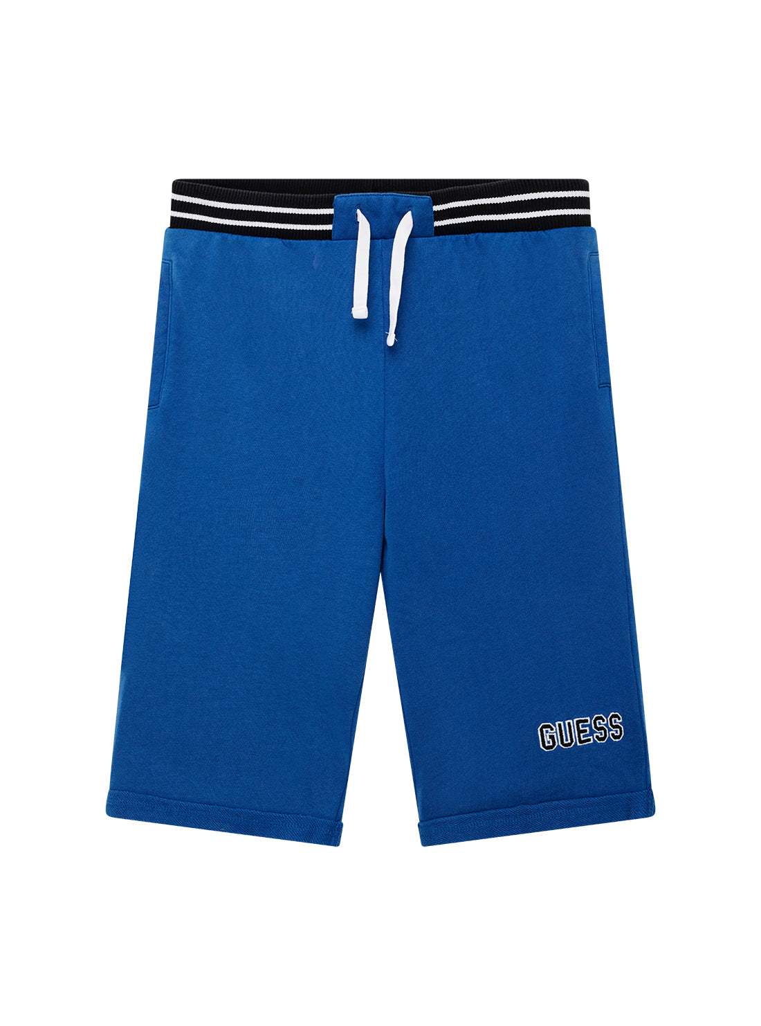 GUESS Kids Blue Oversized Active Shorts (7-16) L5GD12KA6R4 Front View