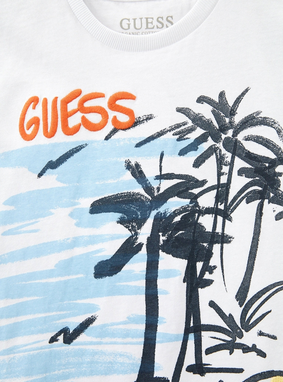GUESS Kids Eco White Logo Graphic T-Shirt (7-16) L5GI05K8HM4 Detail View
