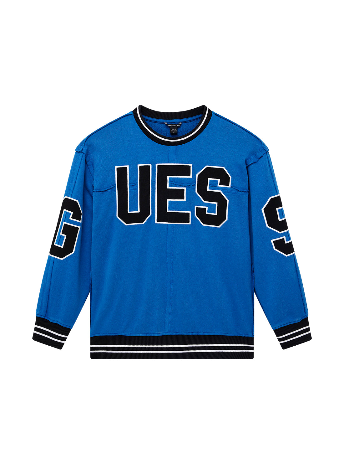 GUESS Kids Blue Oversized Active Top (7-16) L5GQ04KA6R4 Front View