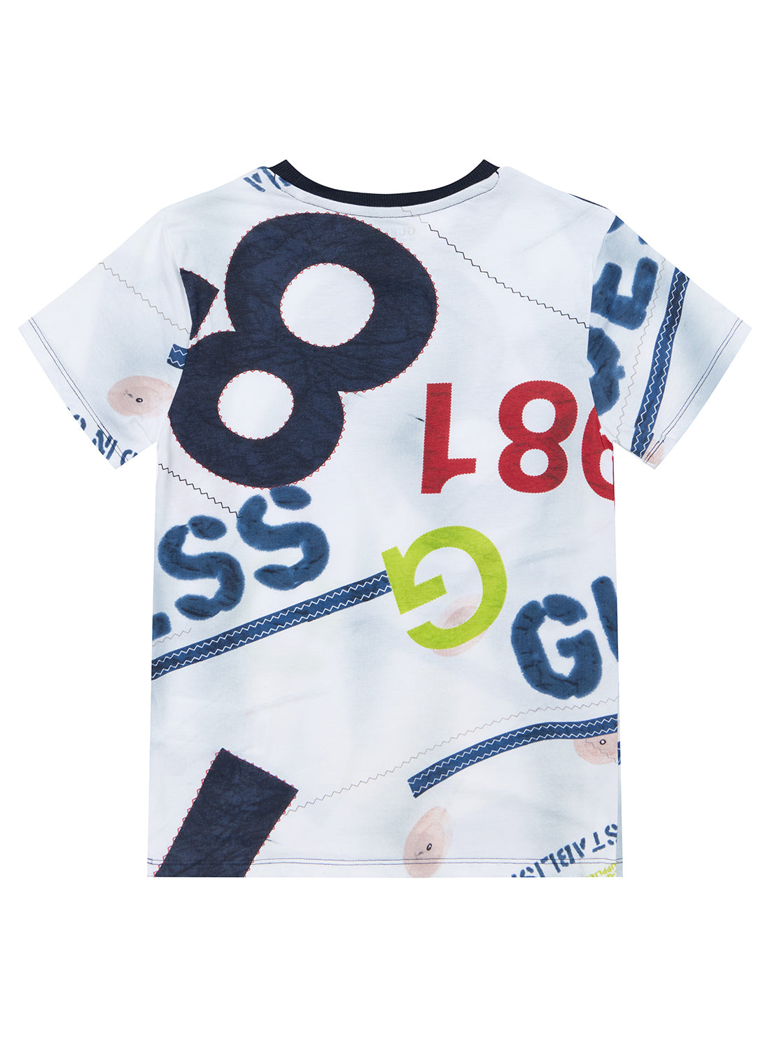 White Graphic Short Sleeve T-Shirt (7-16)