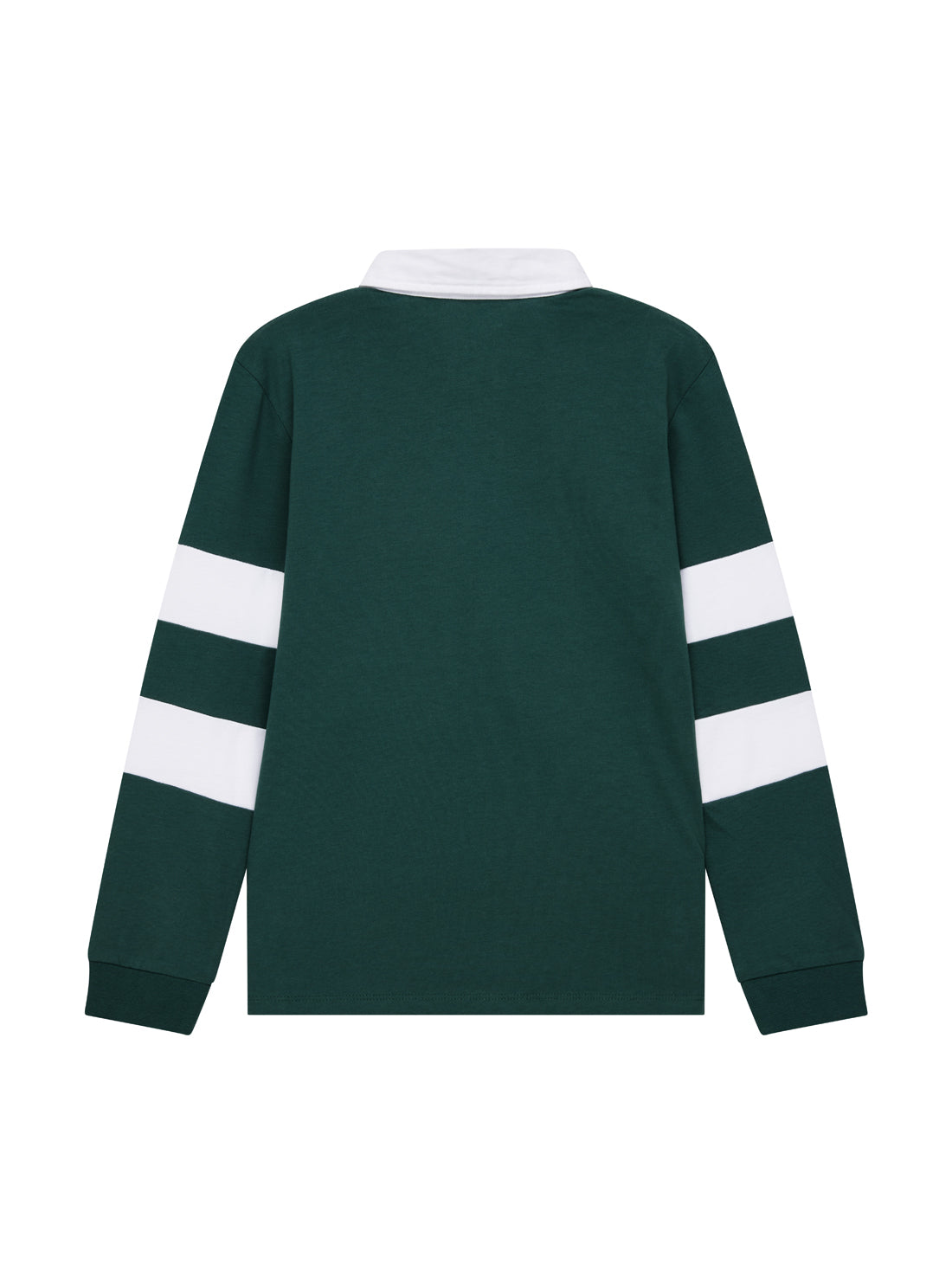 GUESS Kids Eco Green Long Sleeve Polo Shirt (7-16) L5YP01KCNQ4 Back View