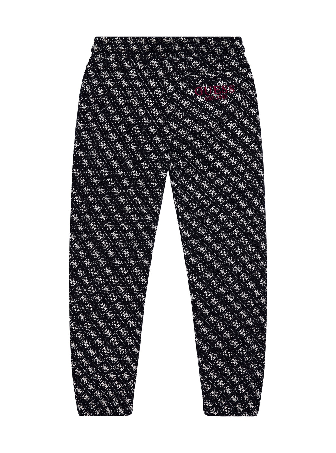 GUESS Kids Eco Blue Logo Active Pants (7-16) L5YQ15KA6R4 Back View