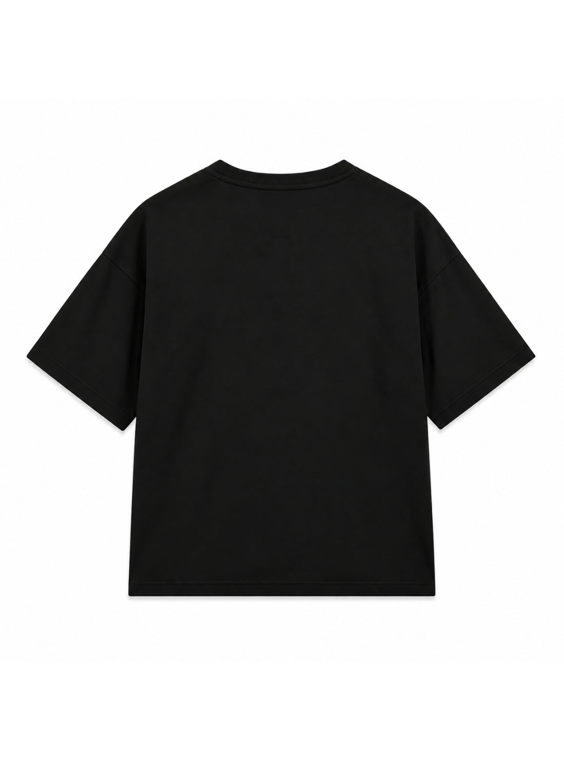 GUESS Kids Black Boxy Short Sleeve T-Shirt (7-16) L6BI37K8006 Back View