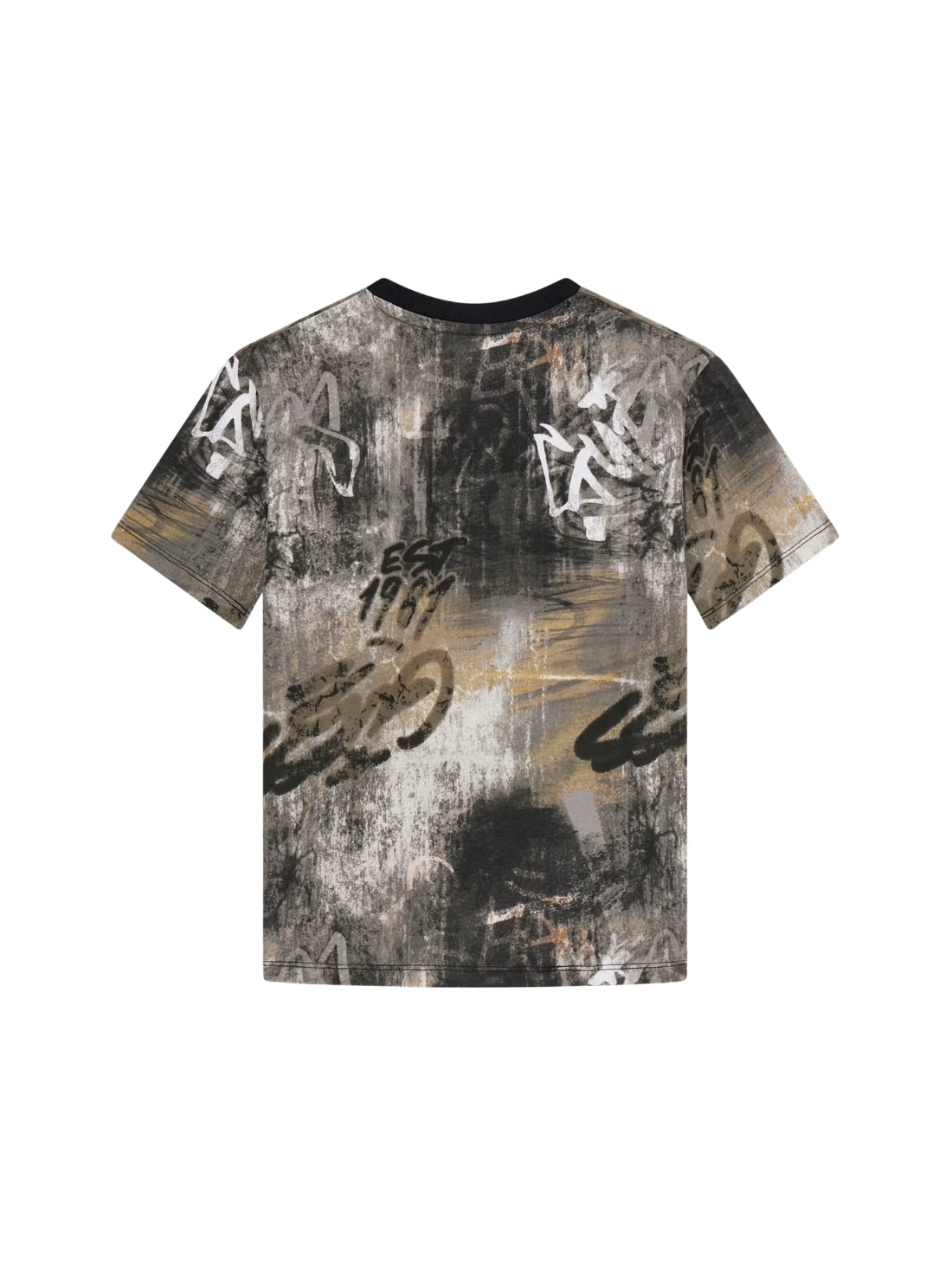 GUESS Kids Urban City Print Oversize T-Shirt (7-16) L6RI04K8HM4 Back View