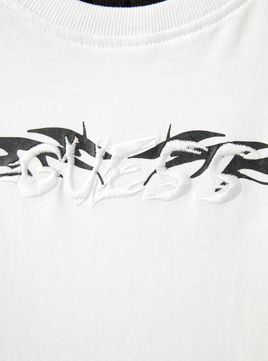 GUESS Kids White Oversized Long Sleeve T-Shirt (7-16) L6RI09K8HM4 Detail View