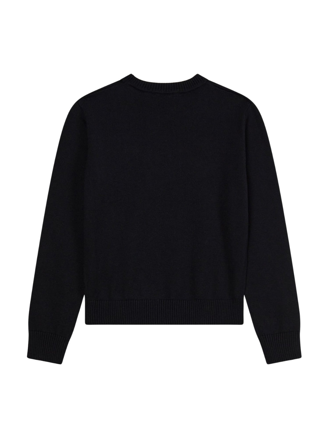 GUESS Kids Black Long Sleeve Logo Sweater (7-16) L6RR02Z2BB0 Back View