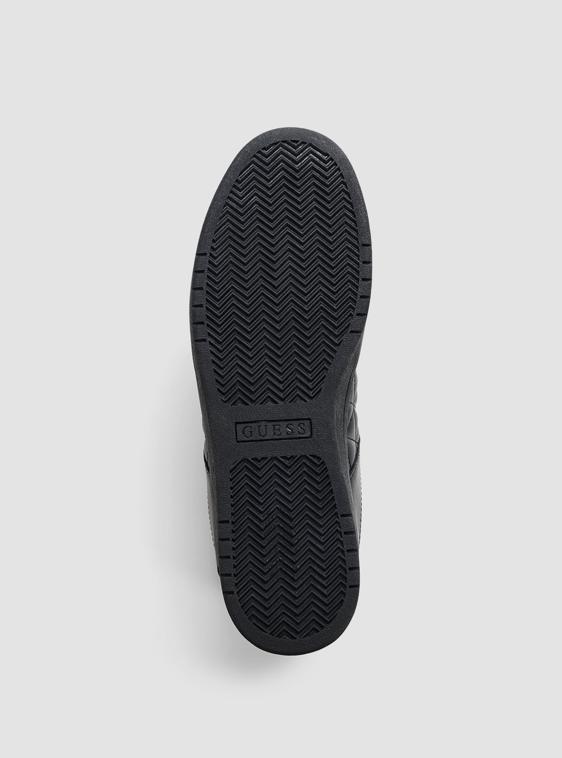 GUESS Mens Black Larvin Sneakers LARVIN8 Bottom View