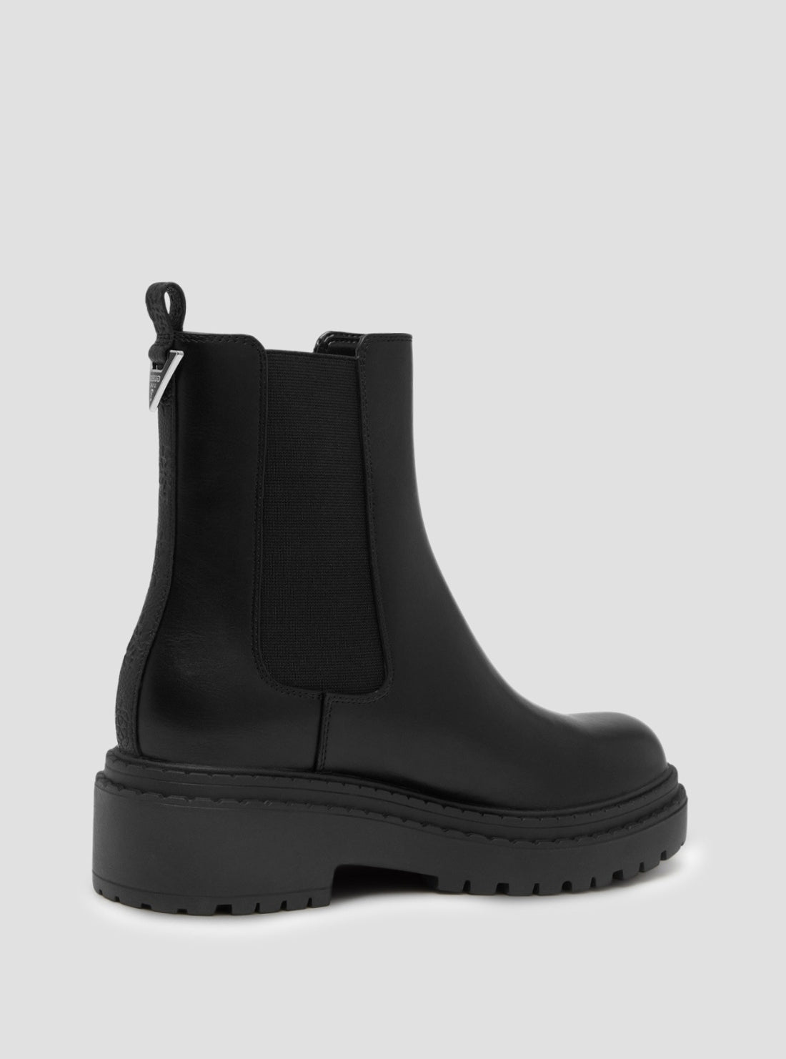 GUESS Womens Black Leannaa Ankle Boots LEANNAA Side View