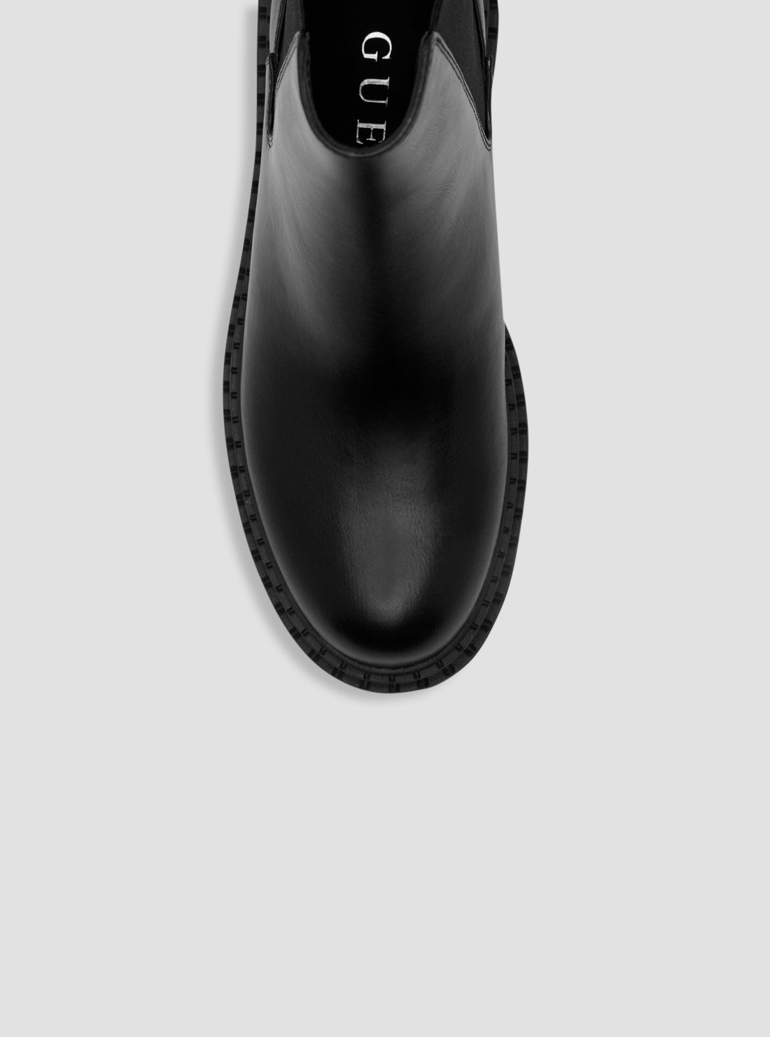 GUESS Womens Black Leannaa Ankle Boots LEANNAA Top View