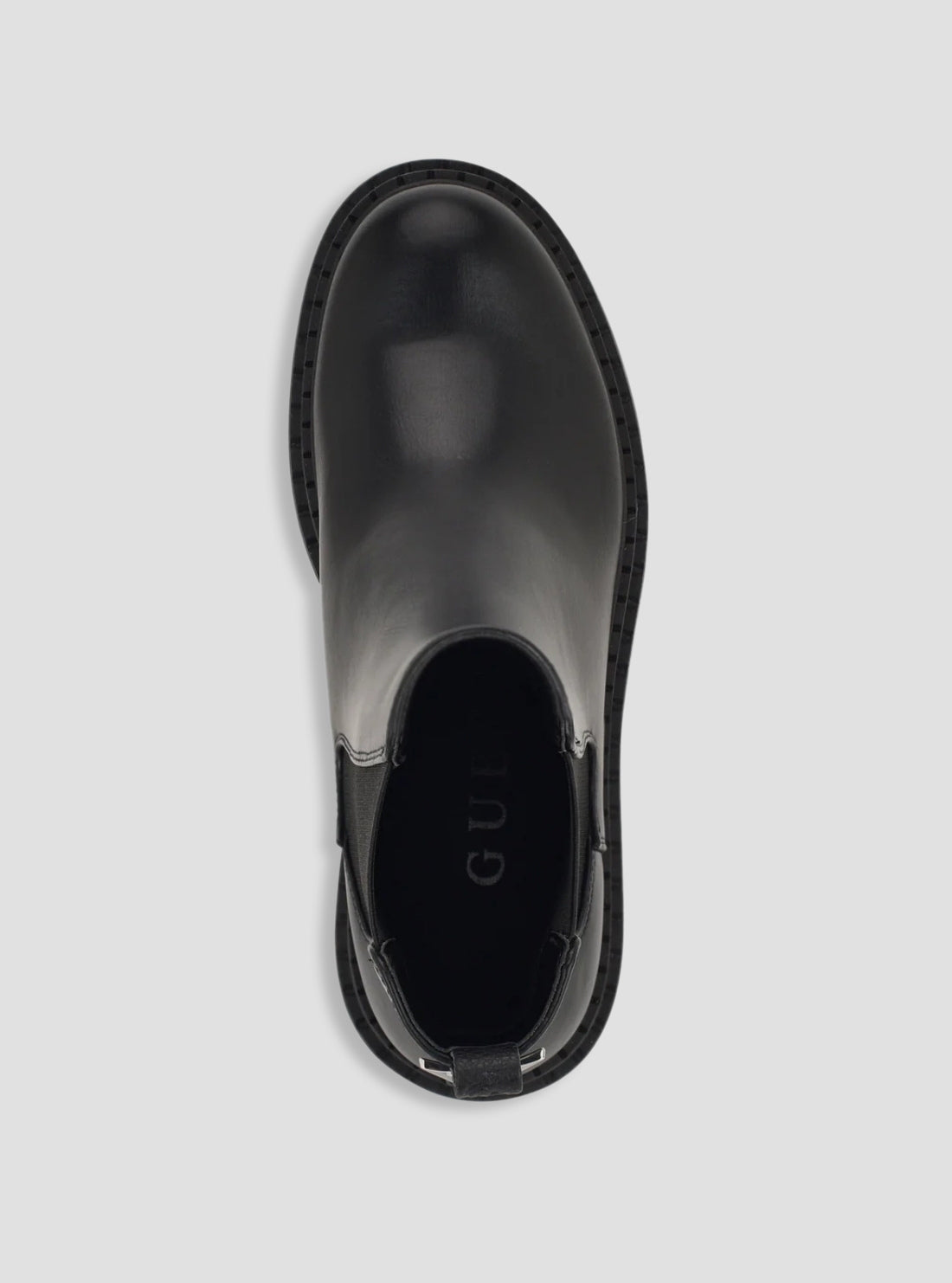 GUESS Womens Black Leannaa Ankle Boots LEANNAA Top View