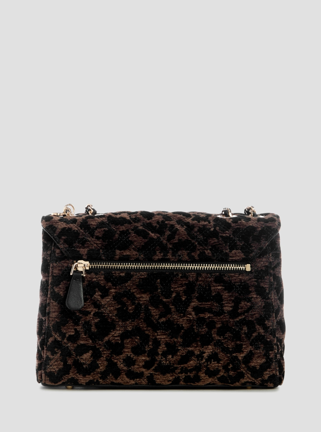 GUESS Womens Dark Leo Giully II Convertible Flap Bag LG967320 Back View