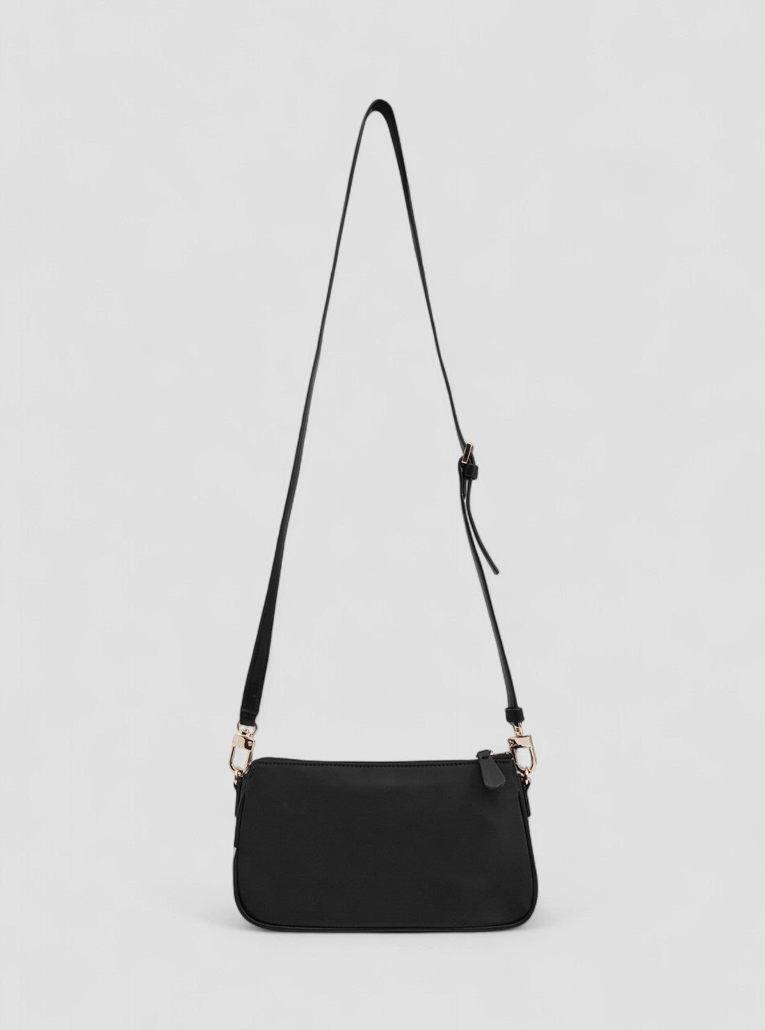 GUESS Womens Black Little Bay Mini Crossbody Bag NG811670 Back View