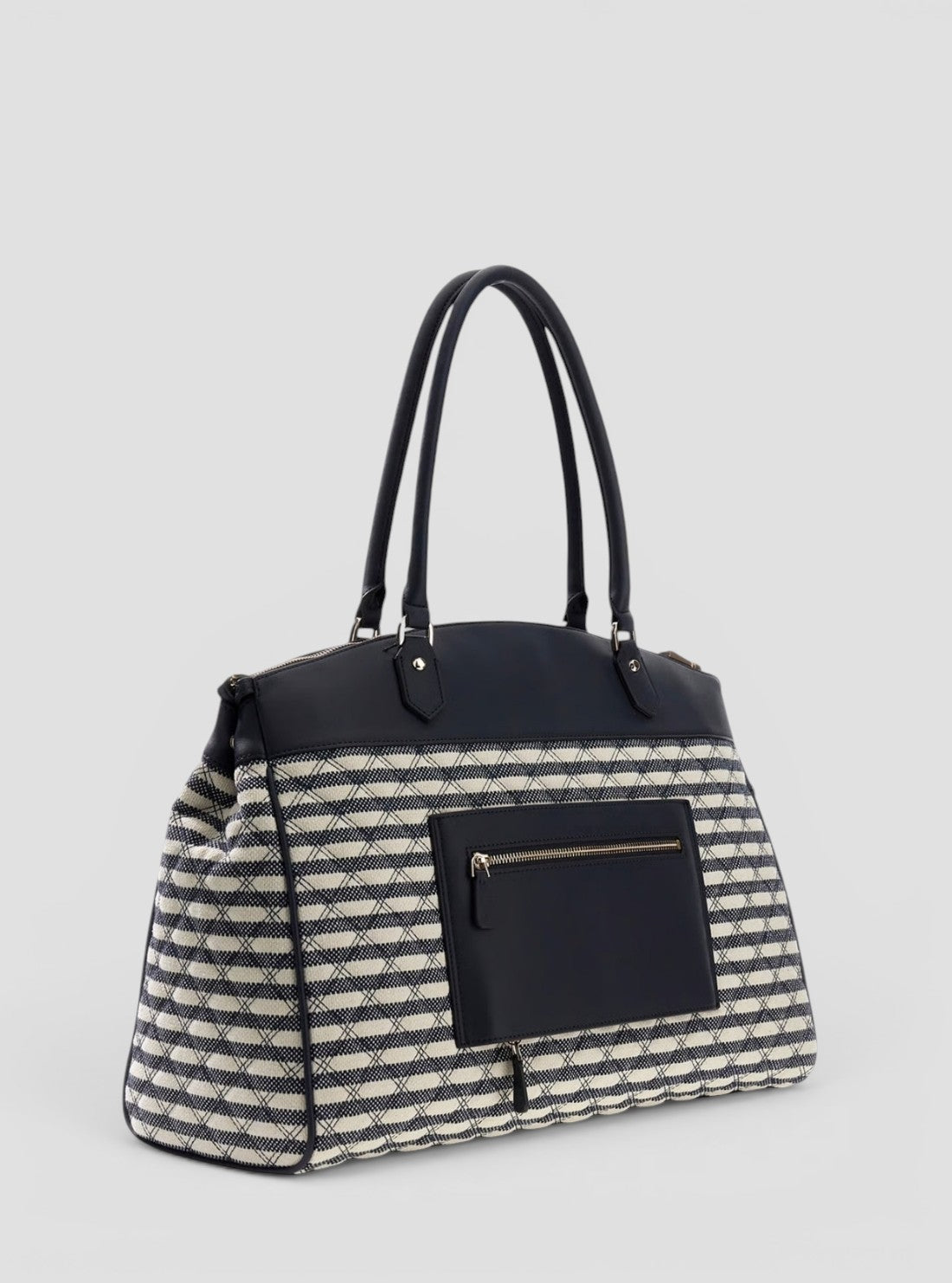 GUESS Womens Navy Multi Giully Deluxe Dome Tote LN8748903 Back View