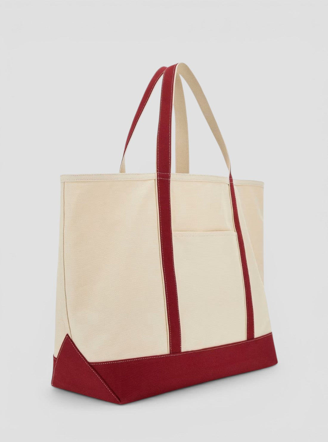 GUESS Womens Natural Red Summerline Extra Large Tote Bag LN9872025 Back View