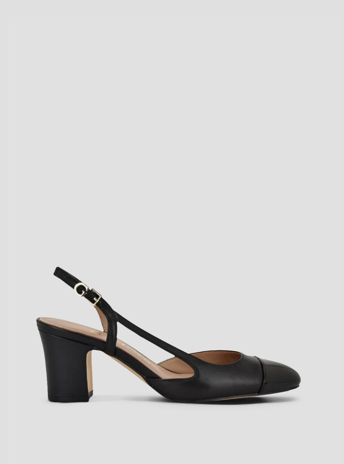 GUESS Footwear Black Loisa Slingback Pumps LOISA Side View