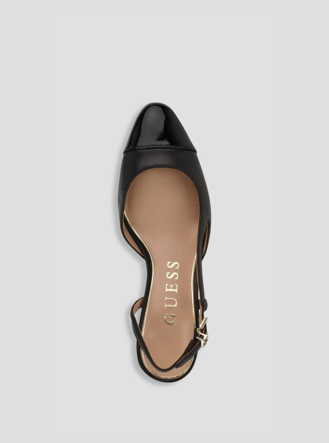 GUESS Footwear Black Loisa Slingback Pumps LOISA Top View_2