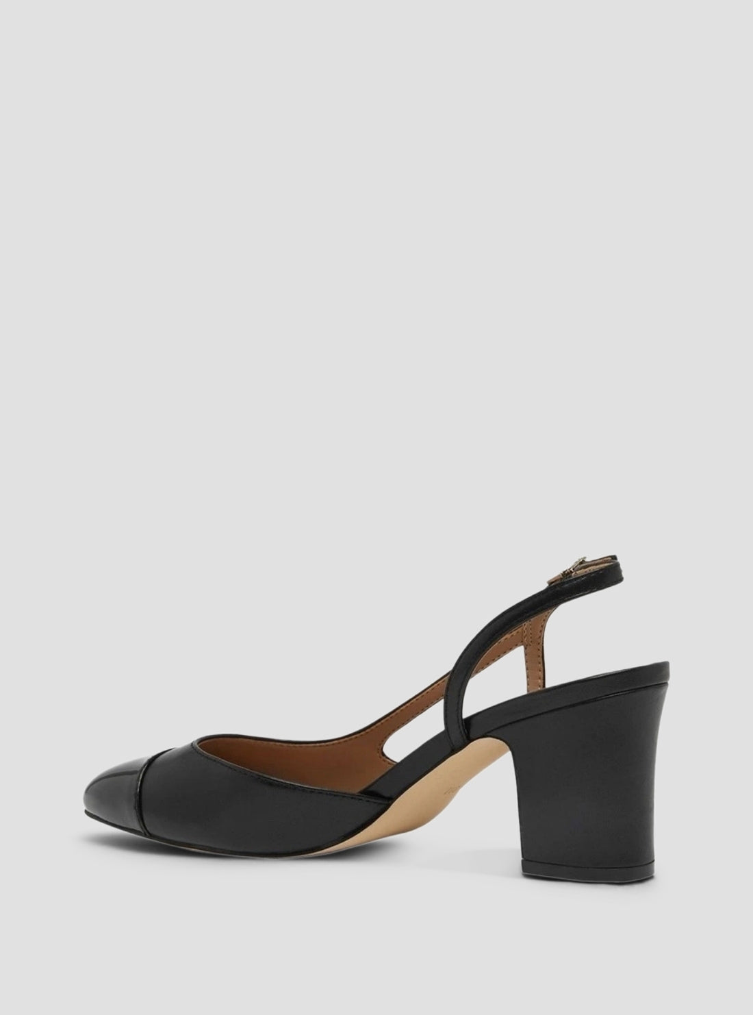 GUESS Footwear Black Loisa Slingback Pumps LOISA Side View