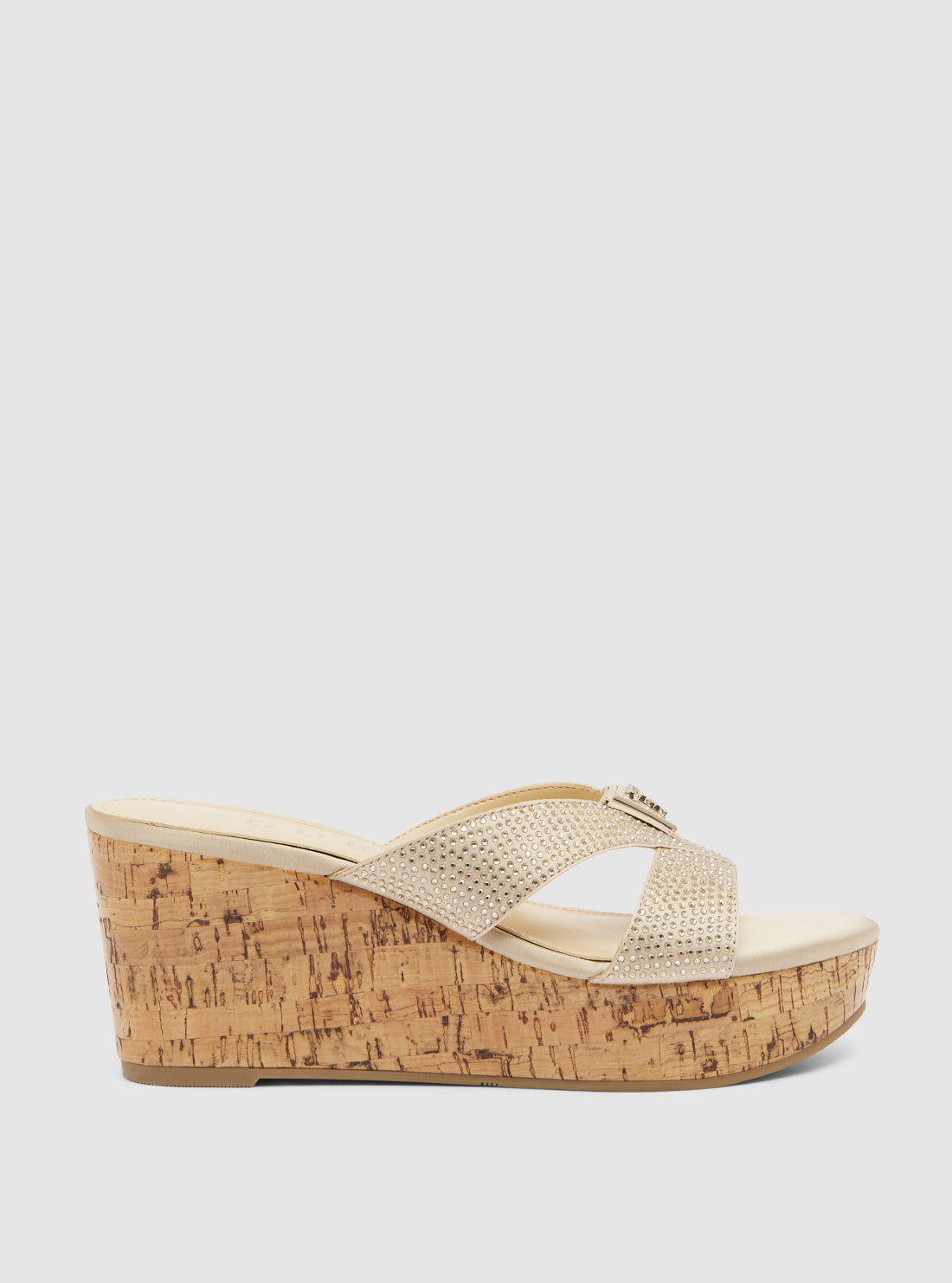Beige Lonaa Platform Sandals