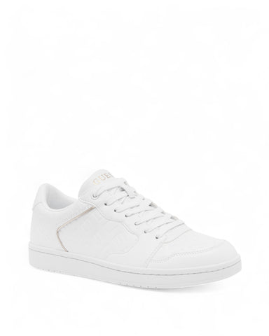 White Loovie Low-Top Sneakers