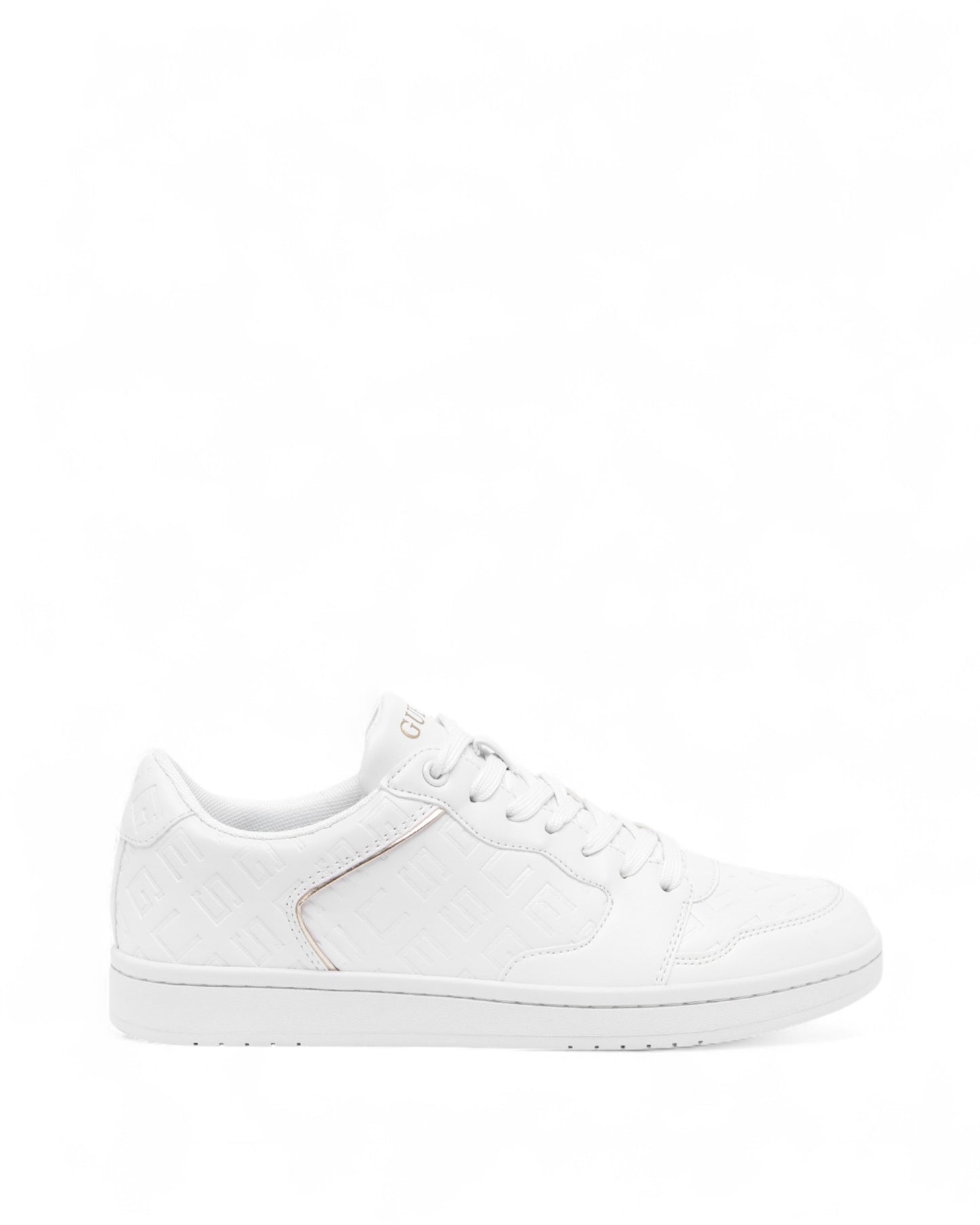 White Loovie Low-Top Sneakers