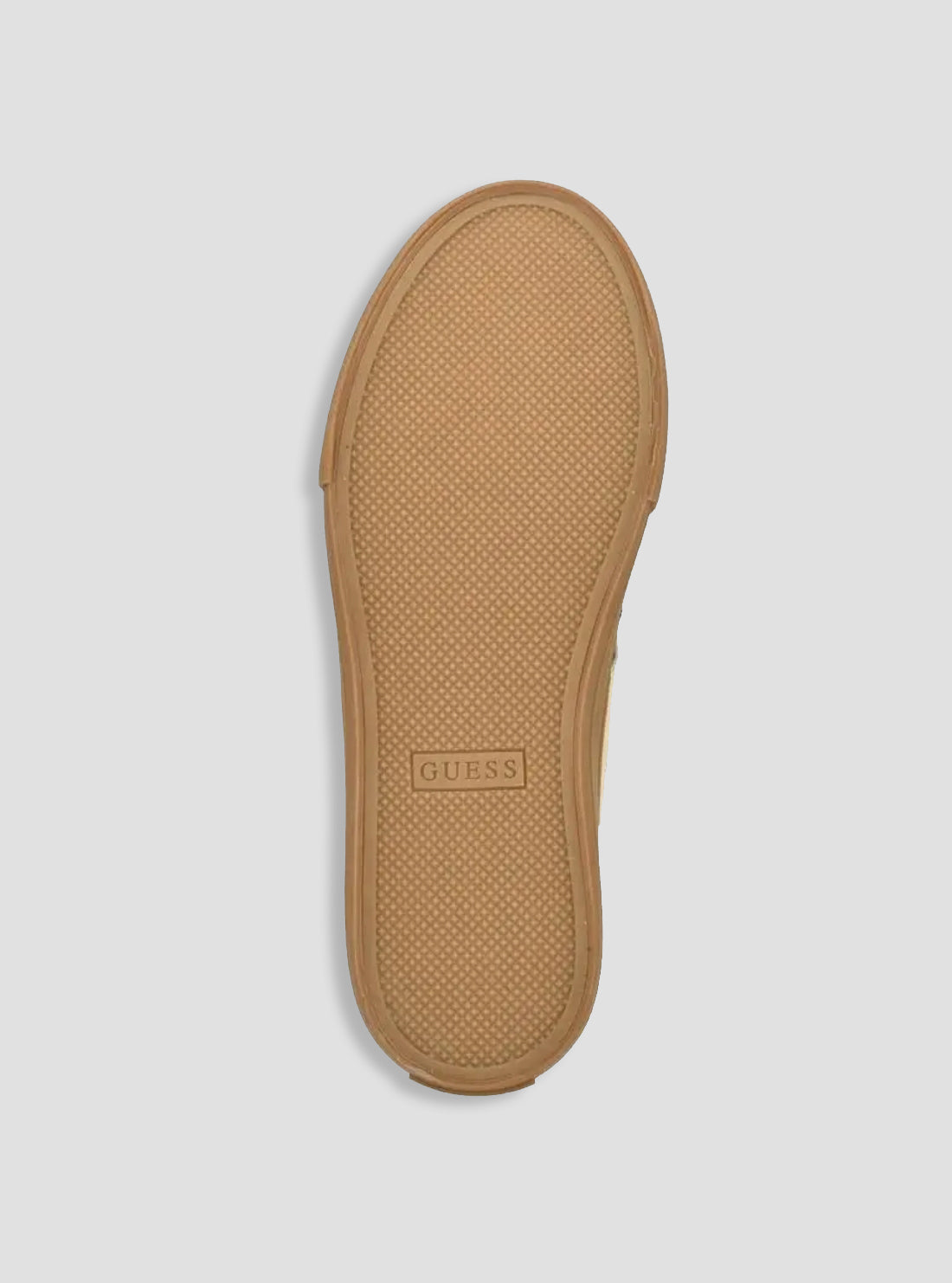 GUESS Womens Beige Loui Sneakers LOUI2 Bottom View