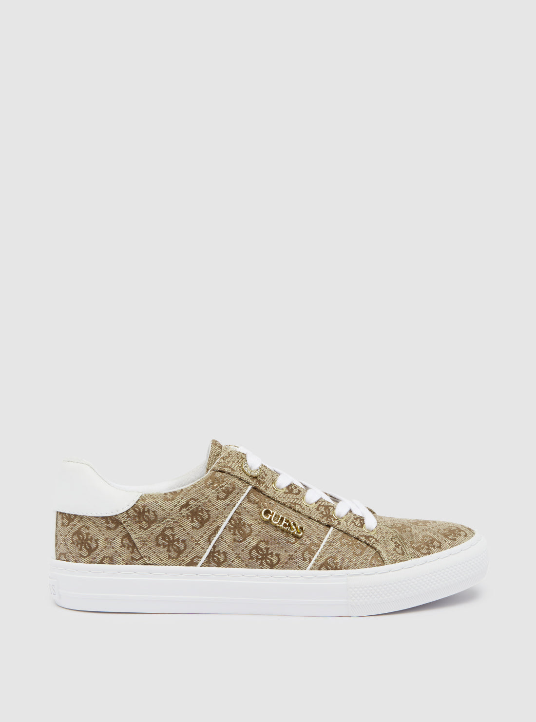 Brown Logo Loven Low-Top Sneakers