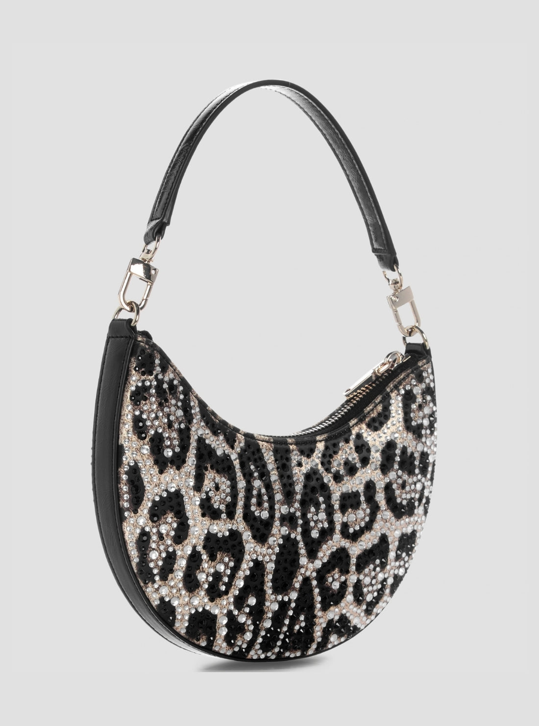 GUESS Womens Leopard Tasmin Mini Shoulder Bag LR993172 Side View