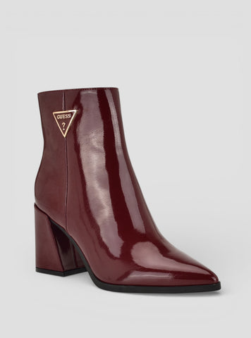 GUESS Footwear Red Lusia Ankle Boots Red LUSIA Side View