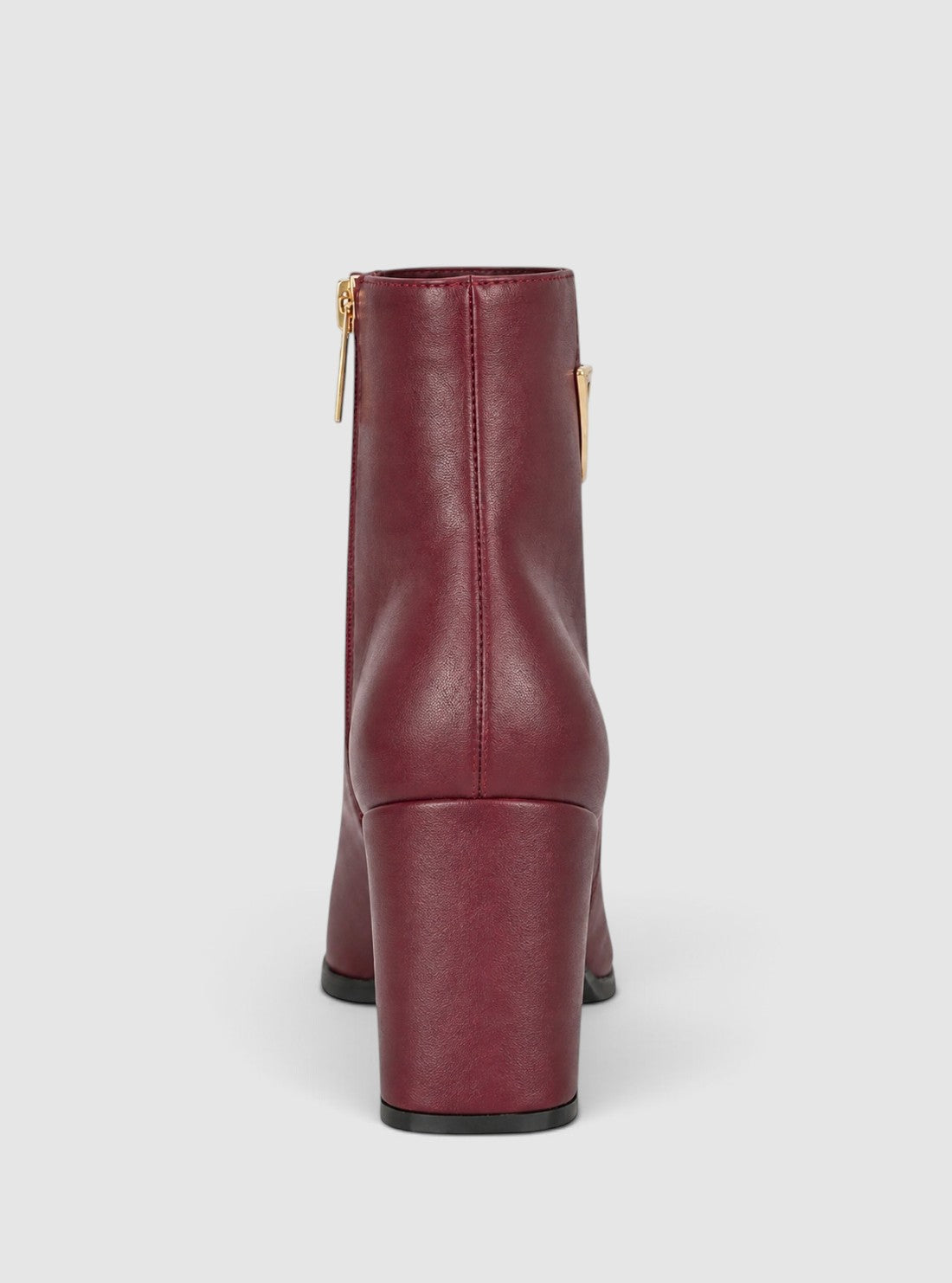 GUESS Womens Red Lusia Ankle Boots LUSIADRE02 Back View