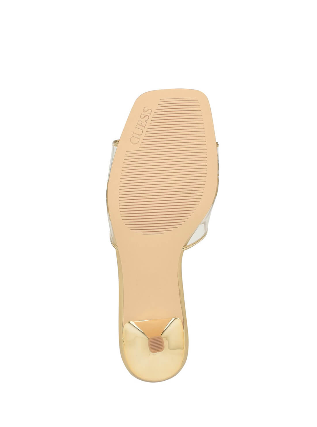 Gold Lusie Clear Kitten Heels | GUESS Women's Shoes Gold Lusie Clear Kitten Heels | GUESS Women's Shoes