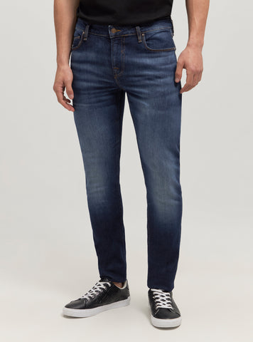 Eco Low-Rise Super Skinny Chris Denim Jeans In Carry Dark Wash
