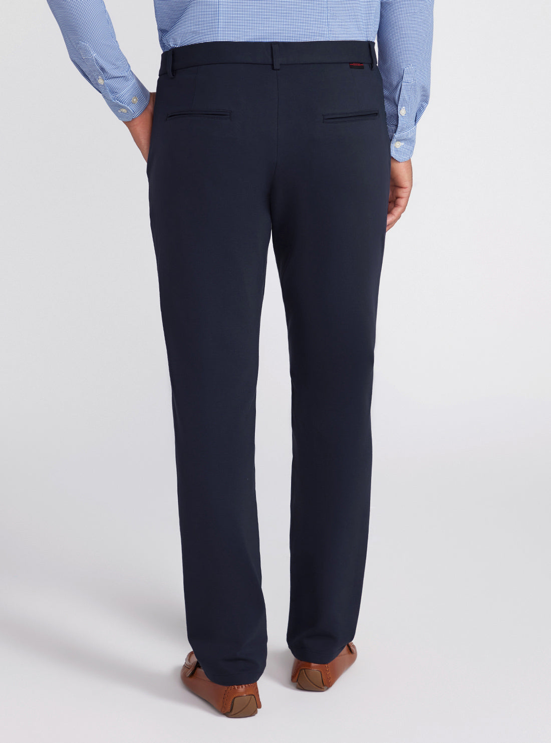 Navy Blue Myron Dress Pants | GUESS Men's Apparel | back view