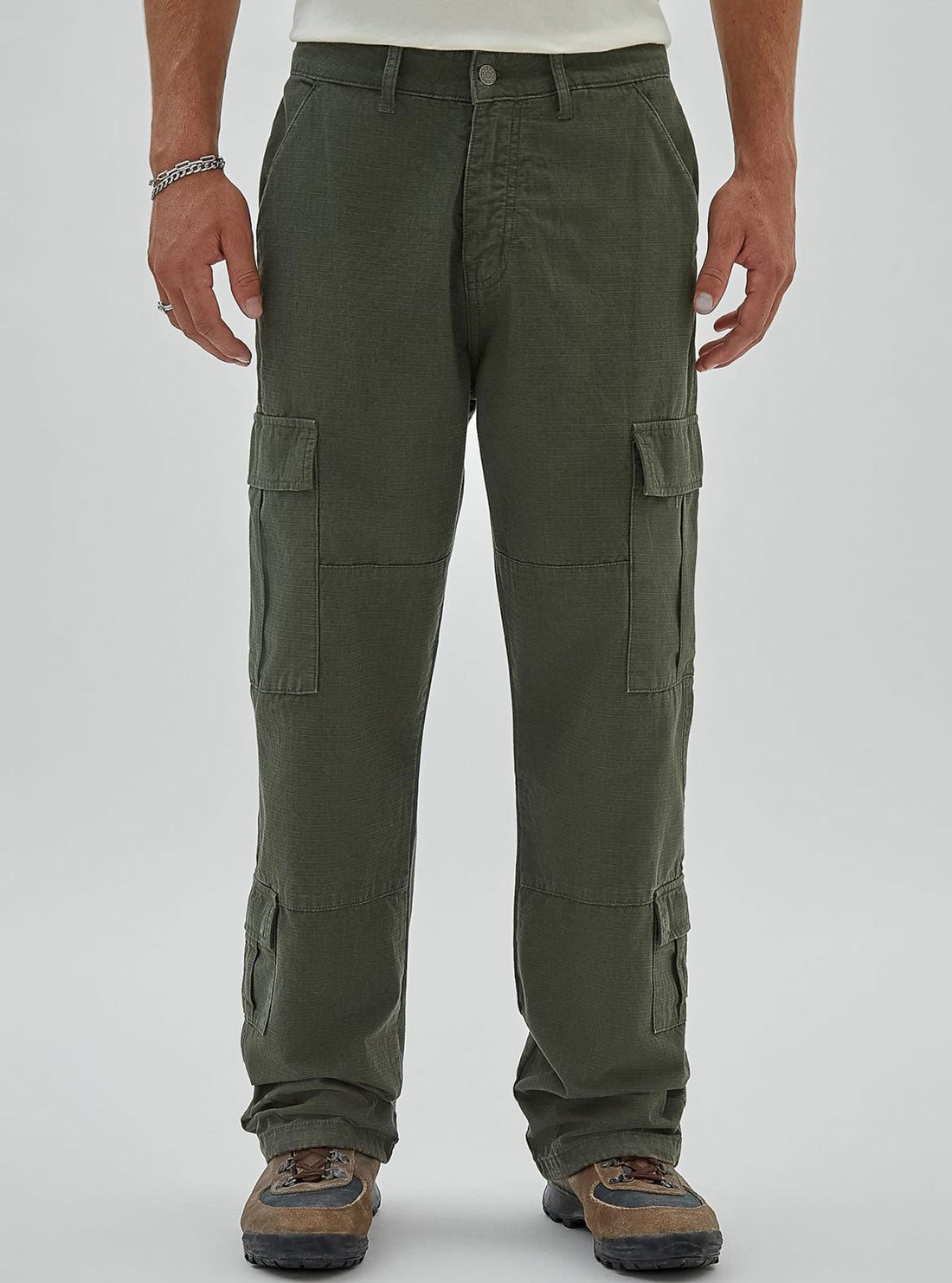 Guess Originals Green Ripstop Cargo Pants GUESS